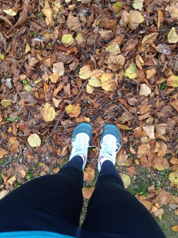 Feuilles mortes running Rainbow&amp;runlight