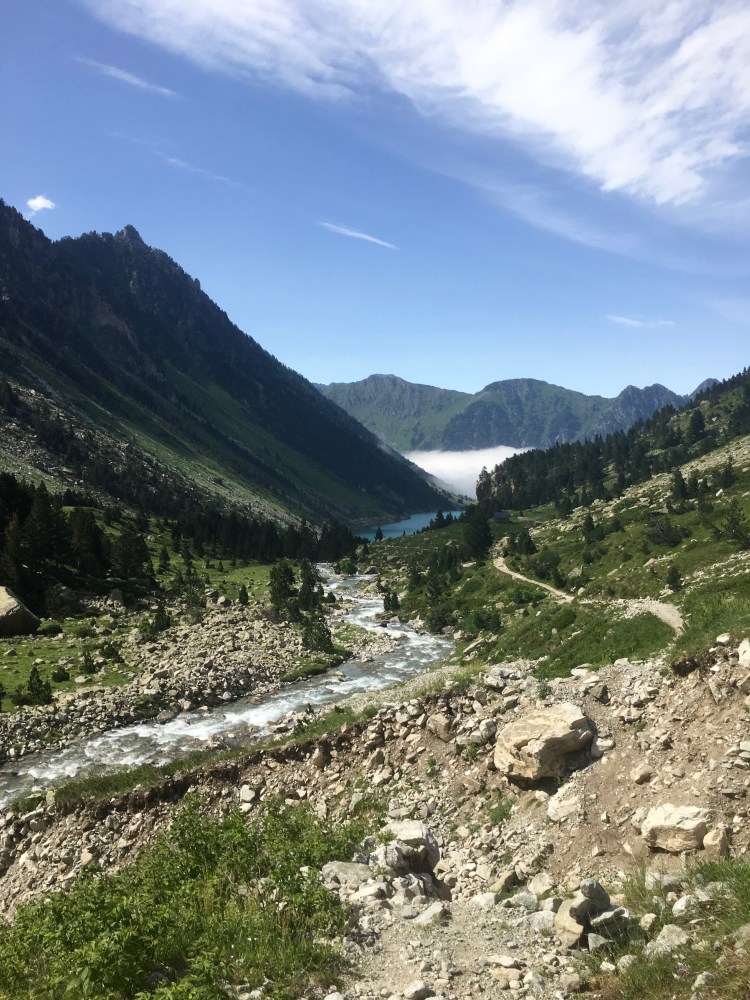 Vue sur le lac de Gaube